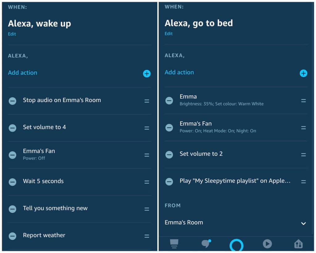 Exploring Alexa routines